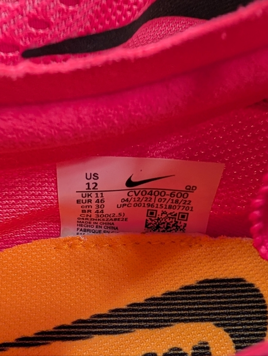 Nike ZoomX Dragonfly Hyper Pink Black Track Field Spikes Mens 12 CV0400-600 NEW main image 4